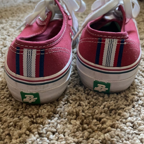 Maroon low top PF Flyer shoes - Picture 3 of 4